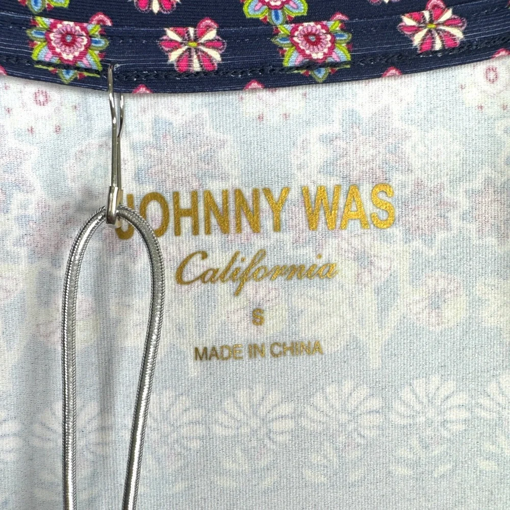 JOHNNY WAS Ocean Dreamer Tankini Wrap Top NEW Size S